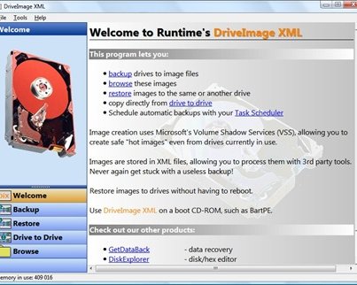 DriveImage XML -- бесплатная альтернатива Norton Ghost