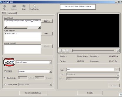 Dr.DivX 2.0 -- простой кодировщик в DivX