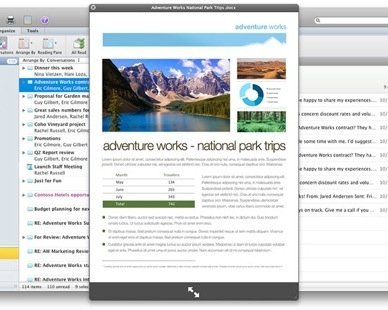 Microsoft выпустила Office 2011 для Mac c Outlook и поддержкой облака