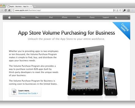 Apple запускает программу для корпоративных клиентов по оптовой покупке приложений