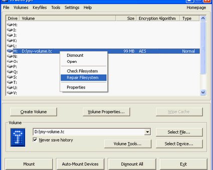 Truecrypt -- мультиплатформенный дисковый шифровальщик