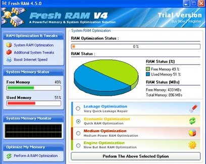 Fresh RAM -- оптимизатор памяти