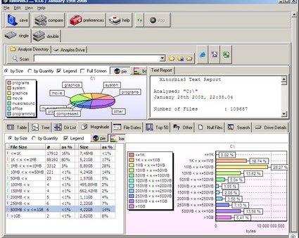 Xinorbis 3.6 -- детальный анализ содержимого жесткого диска